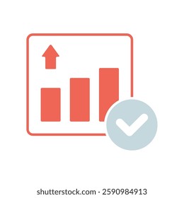 Icon a growth, isolated against a clean background.