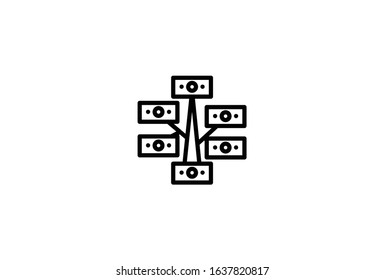 Icon Growth Vector Graphic Illustrator perfect for Business and Finance
