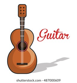 icon guitar mexican music graphic