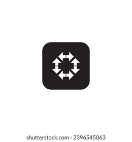 Symbol h modern, einfach, abstrakt