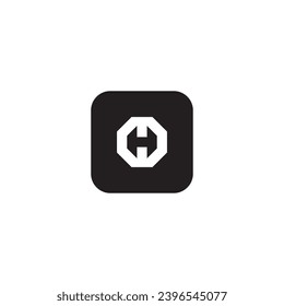 icon h modern, simple, abstract