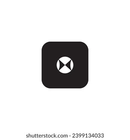 icono h moderno, simple, abstracto