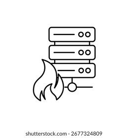 Symbol ein Hacking, einzeln auf sauberem Hintergrund.