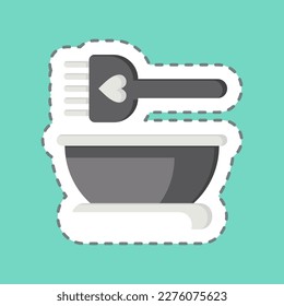 Icon Hair Dye. related to Barbershop symbol. Beauty Saloon. simple illustration