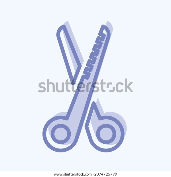 Icon
Hair Scissor - Two Tone Style - Simple illustration, Editable
stroke, Design template vector, Good for prints, posters,
advertisements, announcements, info graphics,
etc.