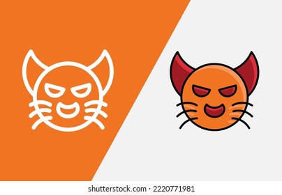 Icon Halloween pack Outline style and color full glyph style, illustration style. easy to use and editable color.