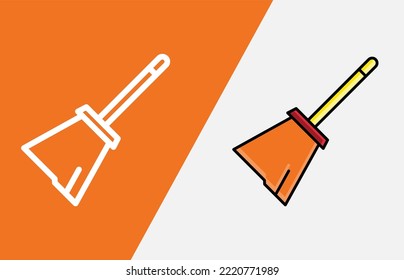 Icon Halloween pack Outline style and color full glyph style, illustration style. easy to use and editable color.