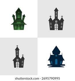 Icon Halloween vector flat design