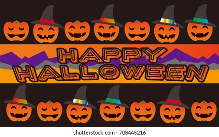 It is an icon of Halloween. Vector illustration.