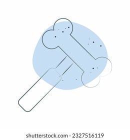 Icon Hammer. related to Orthopedic symbol. Color Spot Style. simple design editable. simple illustration