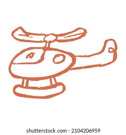 Das Symbol in der Hand zeichnet den Stil. Zeichnen mit Wachskräften, Kreativität von Kindern