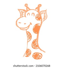 Das Symbol in der Hand zeichnet den Stil. Zeichnen mit Wachskräften, Kreativität von Kindern