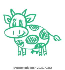 Das Symbol in der Hand zeichnet den Stil. Zeichnen mit Wachskräften, Kreativität von Kindern