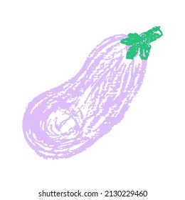 Icono en estilo de dibujo a mano. Dibujando con lápices de cera, creatividad de los niños