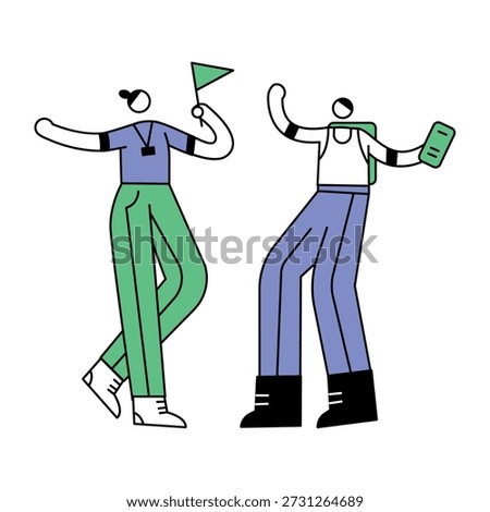 Icon of Hand Drawn Leisure Illustrations 

