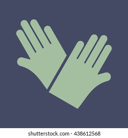Icon of Hand Gloves. Eps-10.