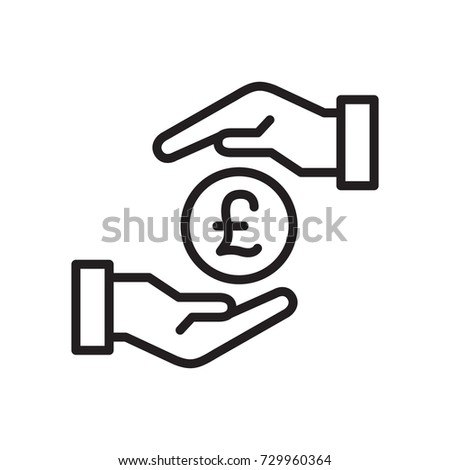 icon hand money