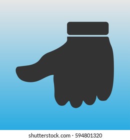 Icon of the hand that says "bad"