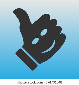 Icon of the hand that says "good"