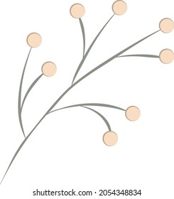 Das Symbol ist ein handgezeichneter Zweig