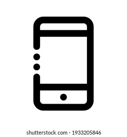 Icon Handphone With Style Outline