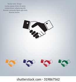 Icon of handshake.