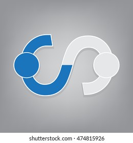  Icon handshake. background for business and finance