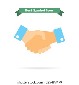 Icon of handshake sign