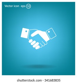 Icon of handshake sign.