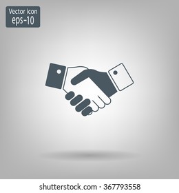 Icon of handshake sign.