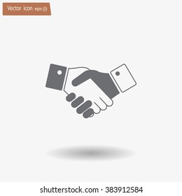 Icon of handshake sign.