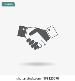 Icon of handshake sign.
