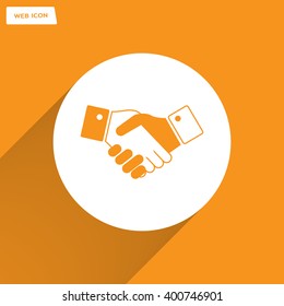 Icon of handshake sign.