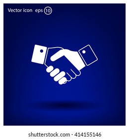Icon of handshake sign.