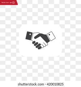 Icon of handshake sign.