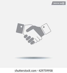 Icon of handshake sign.