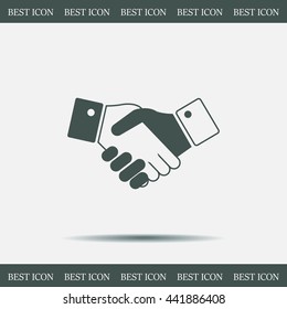 Icon of handshake sign.