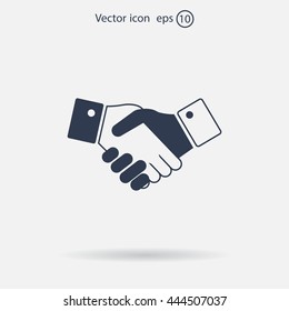 Icon of handshake sign.