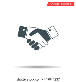 Icon of handshake sign.