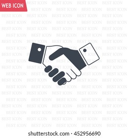 Icon of handshake sign.