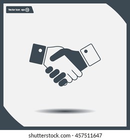 Icon of handshake sign.