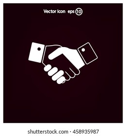 Icon of handshake sign.