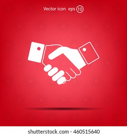 Icon of handshake sign.