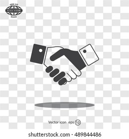 Icon of handshake sign.