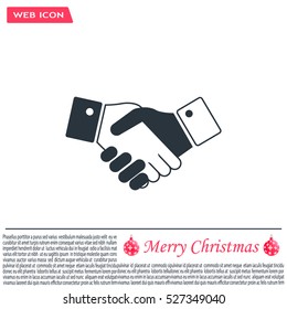 Icon of handshake sign.
