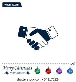 Icon of handshake sign.