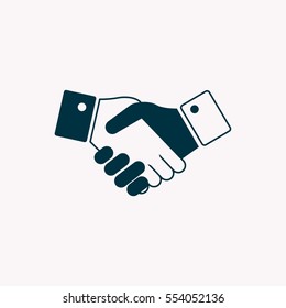 Icon of handshake sign.