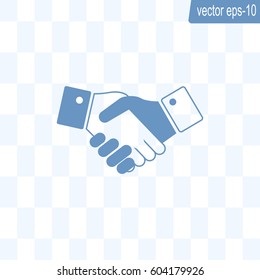 Icon of handshake sign.