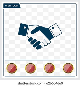 Icon of handshake sign.