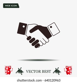 Icon of handshake sign.